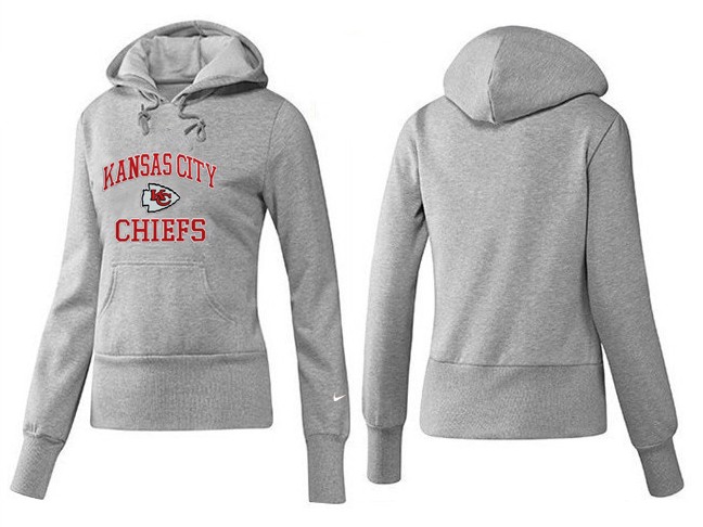 Nike Kansas City Chiefs Team Logo Gray Women Pullover Hoodies (2),We sell and wholesale Nike Kansas City Chiefs Team Logo Gray Women Pullover Hoodies (2) on line form chian!