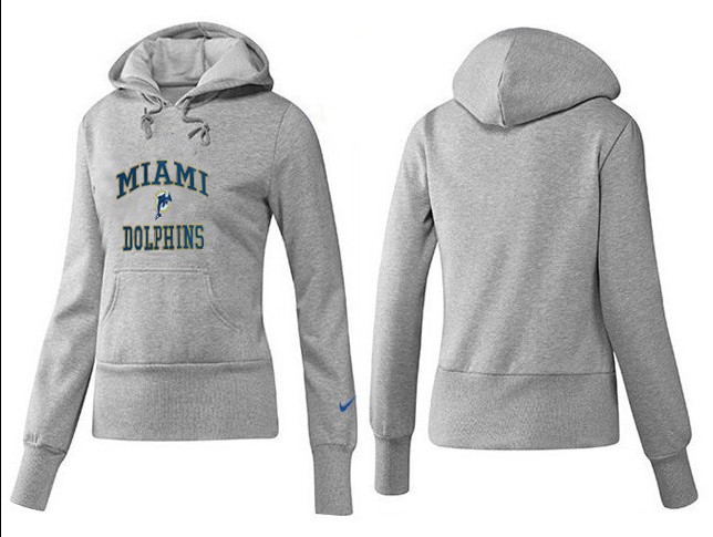 Nike Miami Dolphins Team Logo Gray Women Pullover Hoodies (4),We sell and wholesale Nike Miami Dolphins Team Logo Gray Women Pullover Hoodies (4) on line form chian!