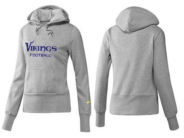 Nike Minnesota Vikings Team Logo Gray Women Pullover Hoodies (2),We sell and wholesale Nike Minnesota Vikings Team Logo Gray Women Pullover Hoodies (2) on line form chian!