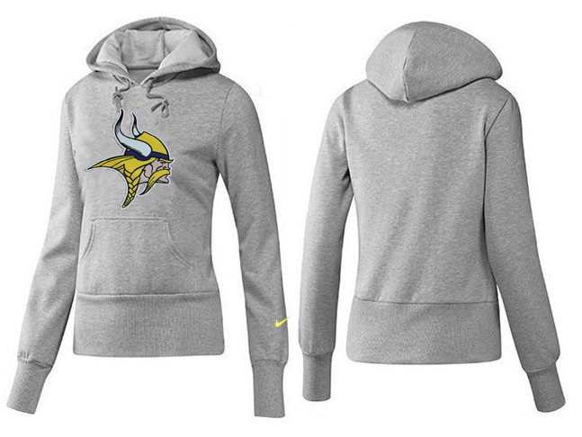 Nike Minnesota Vikings Team Logo Gray Women Pullover Hoodies (3),We sell and wholesale Nike Minnesota Vikings Team Logo Gray Women Pullover Hoodies (3) on line form chian!