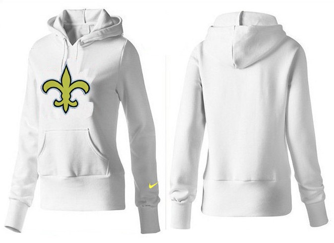 Nike New Orleans Saints Team Logo White Women Pullover Hoodies (1),We sell and wholesale Nike New Orleans Saints Team Logo White Women Pullover Hoodies (1) on line form chian!