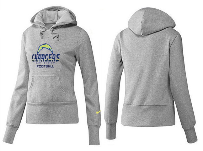 Nike San Diego Chargers Team Logo Gray Women Pullover Hoodies (1),We sell and wholesale Nike San Diego Chargers Team Logo Gray Women Pullover Hoodies (1) on line form chian!