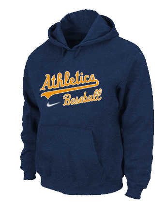 Oakland Athletics Pullover Hoodie D.Blue,We sell and wholesale Oakland Athletics Pullover Hoodie D.Blue on line form chian!
