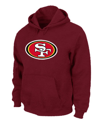 San Francisco 49ers Logo Pullover Hoodie Red,We sell and wholesale San Francisco 49ers Logo Pullover Hoodie Red on line form chian!