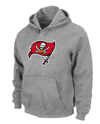 Tampa Bay Buccaneers Logo Pullover Hoodie Grey,We sell and wholesale Tampa Bay Buccaneers Logo Pullover Hoodie Grey on line form chian!