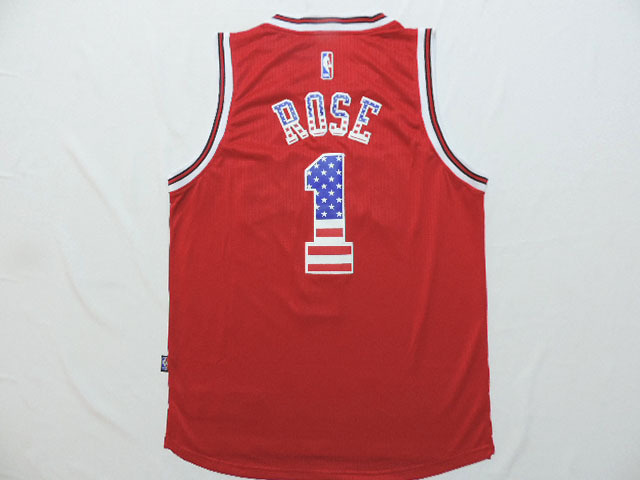 Chicago Bulls #1 Derrick Rose Revolution 30 Swingman 2014 USA Flag Fashion Red Jerseys,We sell and wholesale Chicago Bulls #1 Derrick Rose Revolution 30 Swingman 2014 USA Flag Fashion Red Jerseys on line form chian!