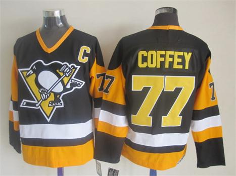 Pittsburgh Penguins #77 Paul Coffey Black Throwback CCM Jerseys,We sell and wholesale Pittsburgh Penguins #77 Paul Coffey Black Throwback CCM Jerseys on line form chian!