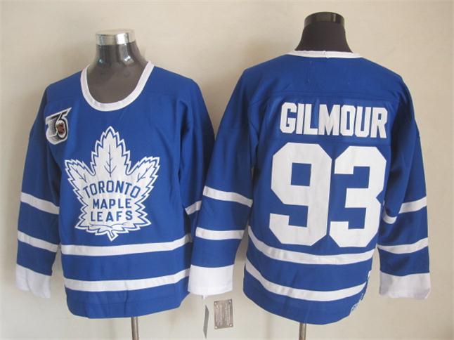 Toronto Maple Leafs #93 Doug Gilmour Blue 75TH Throwback CCM Jerseys,We sell and wholesale Toronto Maple Leafs #93 Doug Gilmour Blue 75TH Throwback CCM Jerseys on line form chian!