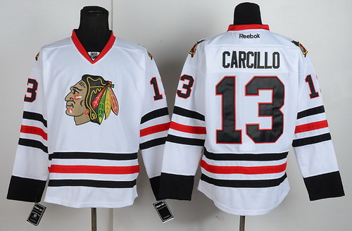 Chicago Blackhawks #13 Daniel Carcillo White Jerseys,We sell and wholesale Chicago Blackhawks #13 Daniel Carcillo White Jerseys on line form chian!