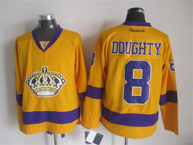 Los Angeles Kings #8 Drew Doughty Yellow Throwback CCM Jerseys,We sell and wholesale Los Angeles Kings #8 Drew Doughty Yellow Throwback CCM Jerseys on line form chian!