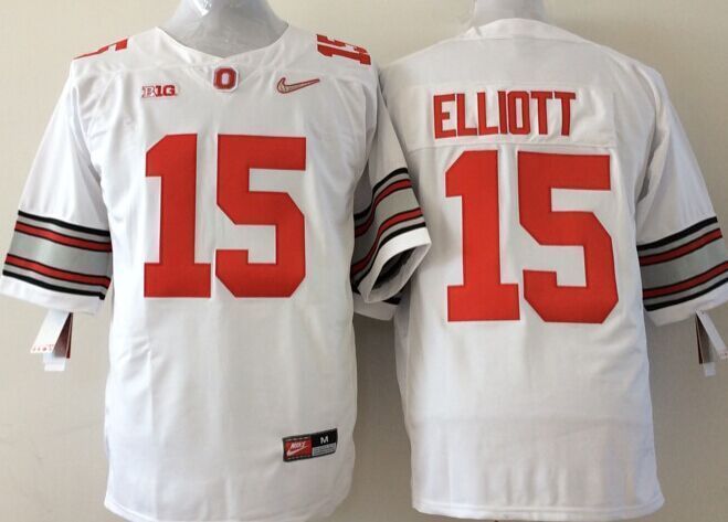 Ohio State Buckeyes #15 Ezekiel Elliott 2015 Playoff Rose Bowl Special Event Diamond Quest White Jerseys,We sell and wholesale Ohio State Buckeyes #15 Ezekiel Elliott 2015 Playoff Rose Bowl Special Event Diamond Quest White Jerseys on line form chian!