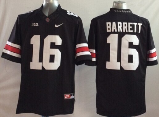 Ohio State Buckeyes #16 J.T. Barrett 2014 Black Limited Jerseys,We sell and wholesale Ohio State Buckeyes #16 J.T. Barrett 2014 Black Limited Jerseys on line form chian!