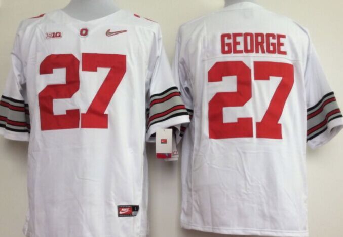 Ohio State Buckeyes #27 Eddie George 2015 Playoff Rose Bowl Special Event Diamond Quest White Jerseys,We sell and wholesale Ohio State Buckeyes #27 Eddie George 2015 Playoff Rose Bowl Special Event Diamond Quest White Jerseys on line form chian!