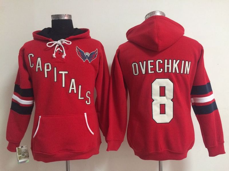 Womens Washington Capitals #8 Alex Ovechkin Red Old Time Hockey Hoodie,We sell and wholesale Womens Washington Capitals #8 Alex Ovechkin Red Old Time Hockey Hoodie on line form chian!
