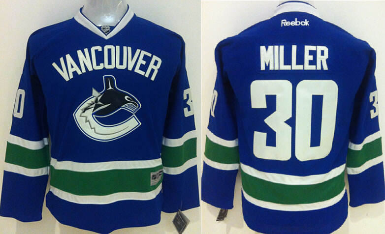Youth Vancouver Canucks #30 Miller Blue Jerseys,We sell and wholesale Youth Vancouver Canucks #30 Miller Blue Jerseys on line form chian!
