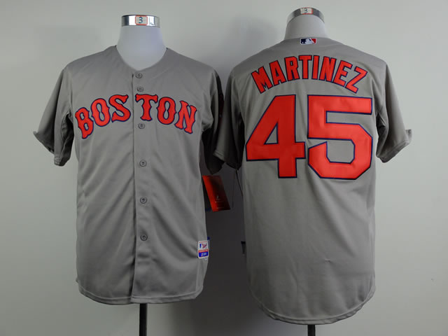 Boston Red Sox #45 Pedro Martinez Gray Cool Base Jerseys,We sell and wholesale Boston Red Sox #45 Pedro Martinez Gray Cool Base Jerseys on line form chian!