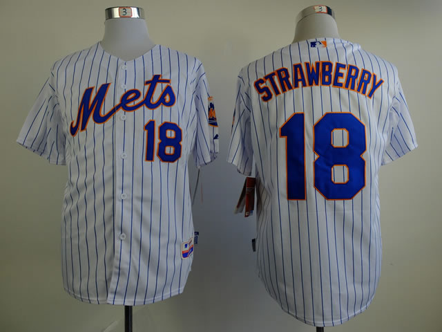 New York Mets #18 Darryl Strawberry 2015 White Pinstripe Jerseys,We sell and wholesale New York Mets #18 Darryl Strawberry 2015 White Pinstripe Jerseys on line form chian!