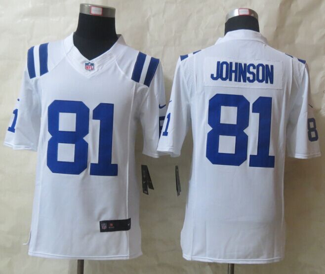 Nike Limited Indianapolis Colts #81 Andre Johnson White Jerseys,We sell and wholesale Nike Limited Indianapolis Colts #81 Andre Johnson White Jerseys on line form chian!