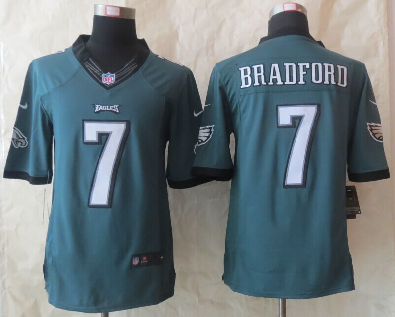 Nike Limited Philadelphia Eagles #7 Sam Bradford Dark Green Jerseys,We sell and wholesale Nike Limited Philadelphia Eagles #7 Sam Bradford Dark Green Jerseys on line form chian!