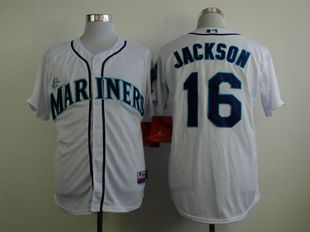 Seattle Mariners #16 Austin Jackson White Jerseys,We sell and wholesale Seattle Mariners #16 Austin Jackson White Jerseys on line form chian!