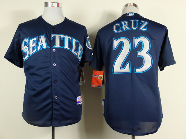 Seattle Mariners #23 Nelson Cruz 2014 Navy Blue Jerseys,We sell and wholesale Seattle Mariners #23 Nelson Cruz 2014 Navy Blue Jerseys on line form chian!