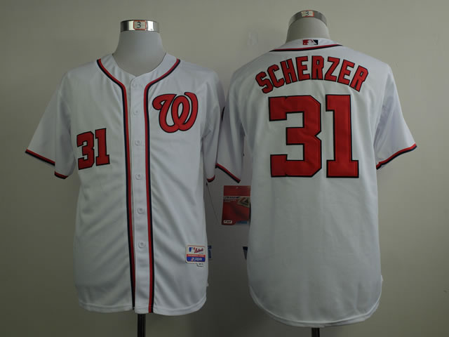 Washington Nationals #31 Max Scherzer White Jerseys,We sell and wholesale Washington Nationals #31 Max Scherzer White Jerseys on line form chian!
