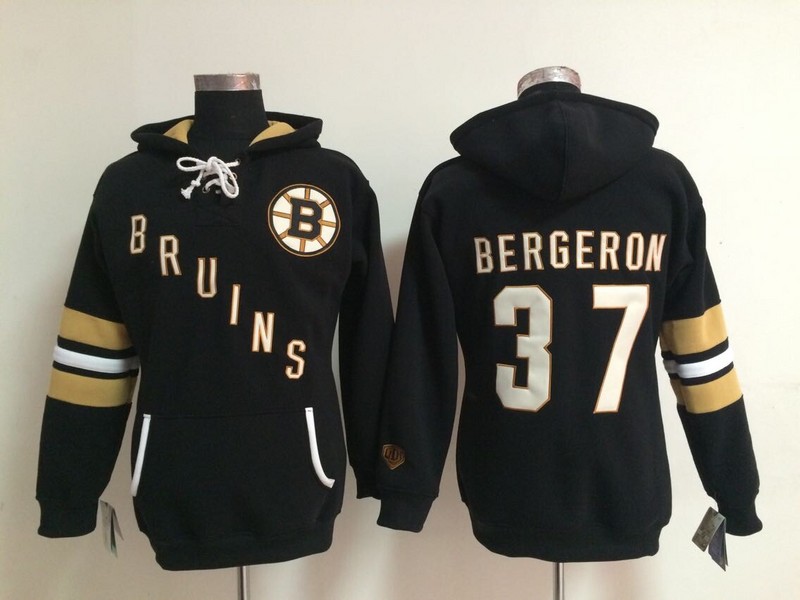 Womens Boston Bruins #37 Patrice Bergeron Black Old Time Hockey Hoodie,We sell and wholesale Womens Boston Bruins #37 Patrice Bergeron Black Old Time Hockey Hoodie on line form chian!