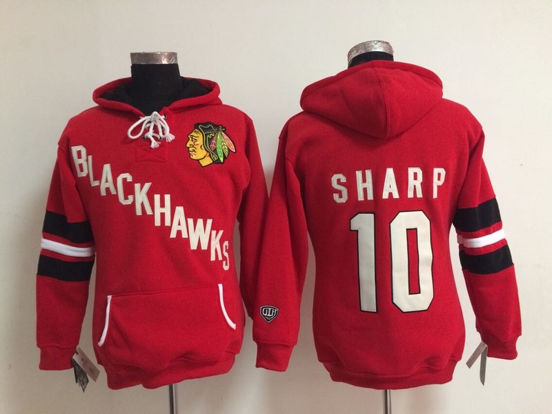 Womens Chicago Blackhawks #10 Patrick Sharp Red Old Time Hockey Hoodie,We sell and wholesale Womens Chicago Blackhawks #10 Patrick Sharp Red Old Time Hockey Hoodie on line form chian!