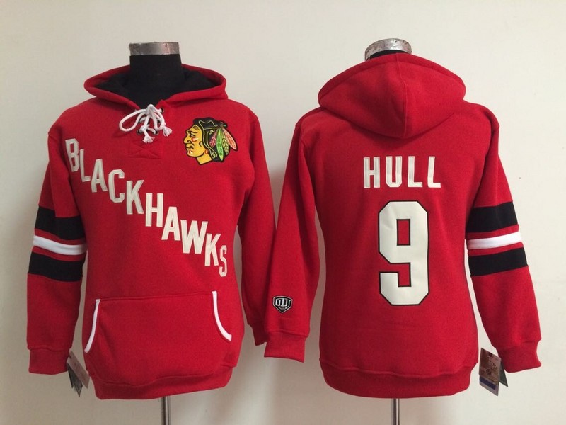 Womens Chicago Blackhawks #9 Bobby Hull Red Old Time Hockey Hoodie,We sell and wholesale Womens Chicago Blackhawks #9 Bobby Hull Red Old Time Hockey Hoodie on line form chian!