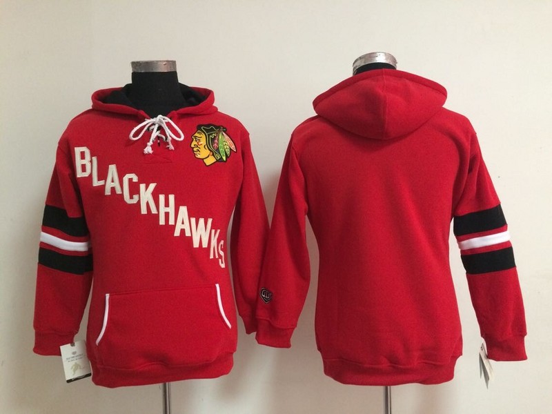 Womens Chicago Blackhawks Blank Red Old Time Hockey Hoodie,We sell and wholesale Womens Chicago Blackhawks Blank Red Old Time Hockey Hoodie on line form chian!