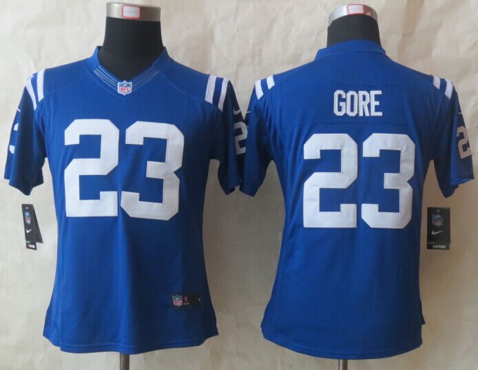 Womens Nike Limited Indianapolis Colts #23 Gore Blue Jerseys,We sell and wholesale Womens Nike Limited Indianapolis Colts #23 Gore Blue Jerseys on line form chian!