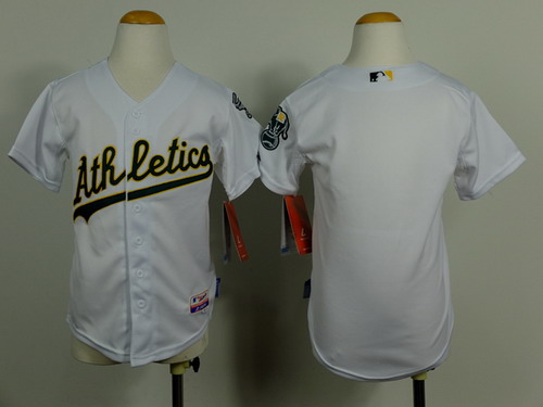 Youth Oakland Athletics Blank White Jerseys,We sell and wholesale Youth Oakland Athletics Blank White Jerseys on line form chian!