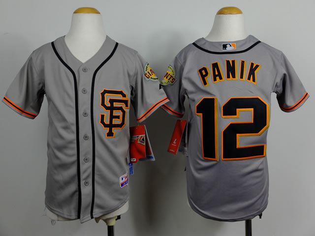 Youth San Francisco Giants #12 Joe Panik Gray SF Jerseys,We sell and wholesale Youth San Francisco Giants #12 Joe Panik Gray SF Jerseys on line form chian!