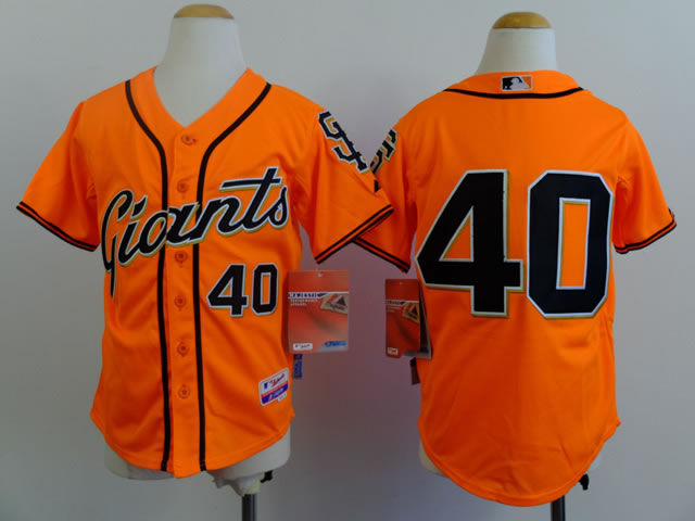 Youth San Francisco Giants #40 Madison Bumgarner Orange Jerseys,We sell and wholesale Youth San Francisco Giants #40 Madison Bumgarner Orange Jerseys on line form chian!