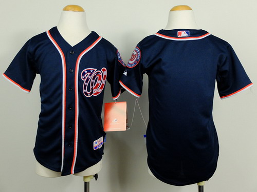 Youth Washington Nationals Blank Navy Blue Jerseys,We sell and wholesale Youth Washington Nationals Blank Navy Blue Jerseys on line form chian!