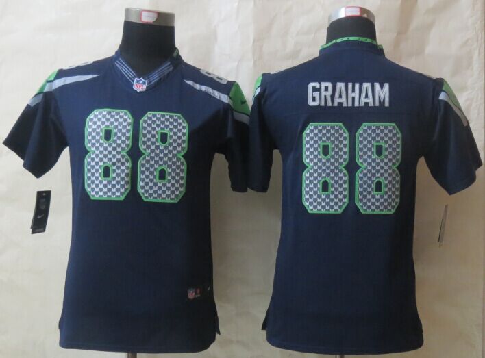 Youth Limited Nike Seattle Seahawks #88 Graham Blue Jerseys,We sell and wholesale Youth Limited Nike Seattle Seahawks #88 Graham Blue Jerseys on line form chian!