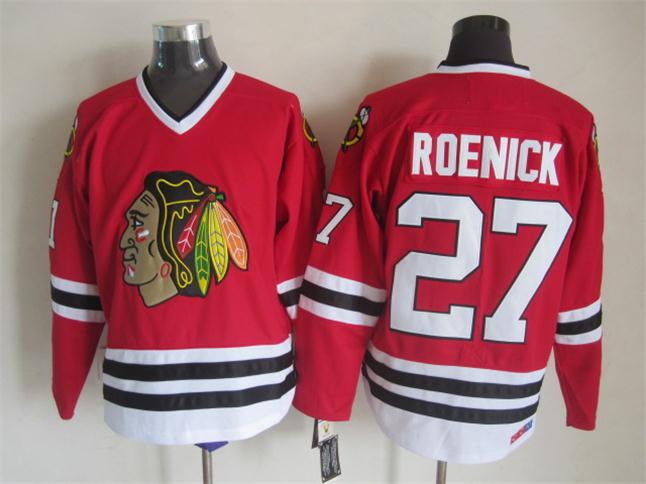 Chicago Blackhawks #27 Jeremy Roenick Red Throwback CCM Jerseys,We sell and wholesale Chicago Blackhawks #27 Jeremy Roenick Red Throwback CCM Jerseys on line form chian!