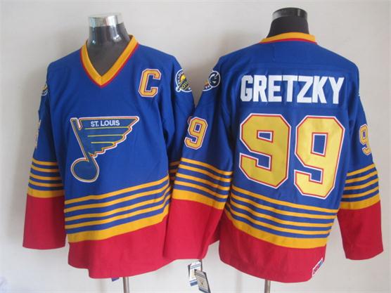 St. Louis Blues #99 Wayne Gretzky 1995 Blue Throwback CCM Jerseys,We sell and wholesale St. Louis Blues #99 Wayne Gretzky 1995 Blue Throwback CCM Jerseys on line form chian!