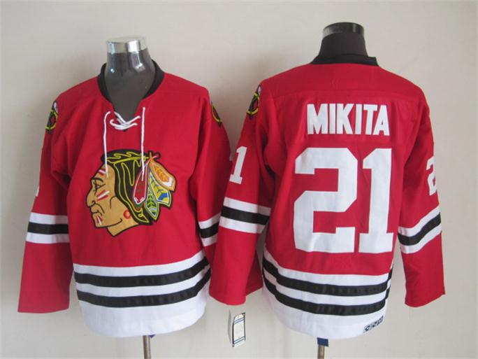 Chicago Blackhawks #21 Stan Mikita Red Throwback CCM New Jerseys,We sell and wholesale Chicago Blackhawks #21 Stan Mikita Red Throwback CCM New Jerseys on line form chian!