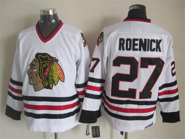 Chicago Blackhawks #27 Jeremy Roenick White Throwback CCM Jerseys,We sell and wholesale Chicago Blackhawks #27 Jeremy Roenick White Throwback CCM Jerseys on line form chian!