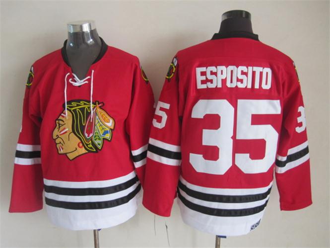 Chicago Blackhawks #35 Esposito Red Throwback CCM New Jerseys,We sell and wholesale Chicago Blackhawks #35 Esposito Red Throwback CCM New Jerseys on line form chian!