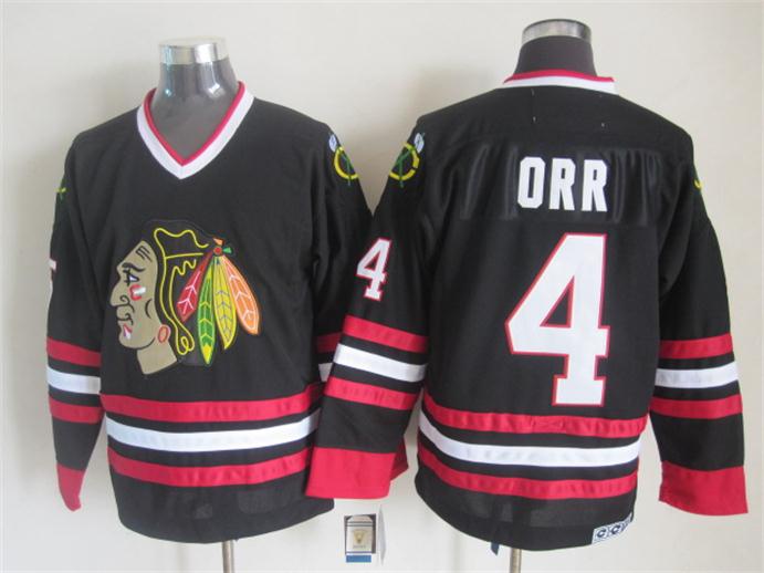 Chicago Blackhawks #4 Bobby Orr Black Throwback CCM Jerseys,We sell and wholesale Chicago Blackhawks #4 Bobby Orr Black Throwback CCM Jerseys on line form chian!