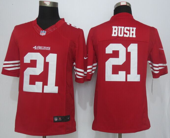 Nike Limited San Francisco 49ers #21 Reggie Bush Red Jerseys,We sell and wholesale Nike Limited San Francisco 49ers #21 Reggie Bush Red Jerseys on line form chian!