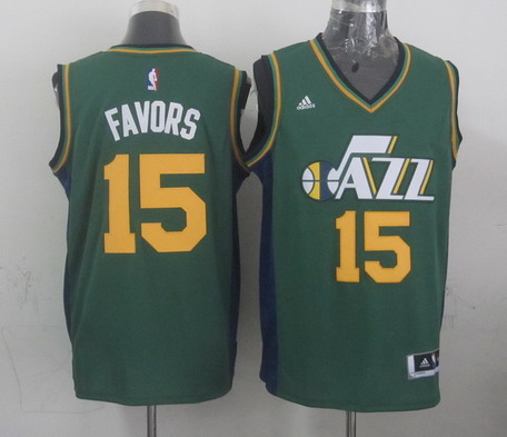 Utah Jazz #15 Derrick Favors Revolution 30 Swingman 2014 New Green Swingman Jerseys,We sell and wholesale Utah Jazz #15 Derrick Favors Revolution 30 Swingman 2014 New Green Swingman Jerseys on line form chian!