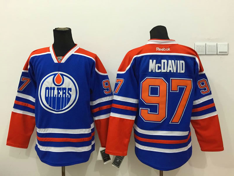 Edmonton Oilers #97 Connor McDavid Blue Jerseys,We sell and wholesale Edmonton Oilers #97 Connor McDavid Blue Jerseys on line form chian!