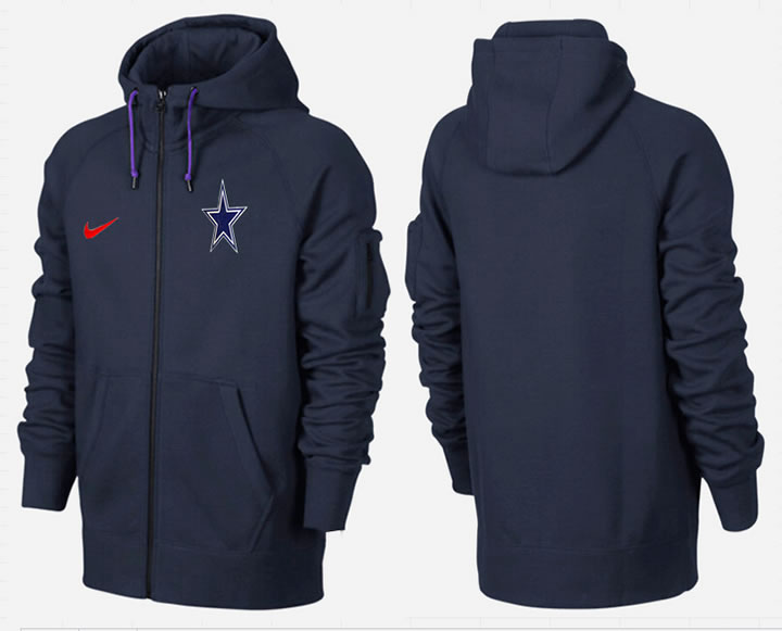 Men Dallas Cowboys Team Logo Full Zip NFL Hoodie (24),We sell and wholesale Men Dallas Cowboys Team Logo Full Zip NFL Hoodie (24) on line form chian!