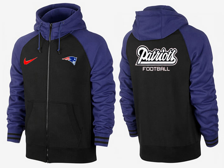 Men New England Patriots Team Logo Full Zip NFL Hoodie (14),We sell and wholesale Men New England Patriots Team Logo Full Zip NFL Hoodie (14) on line form chian!
