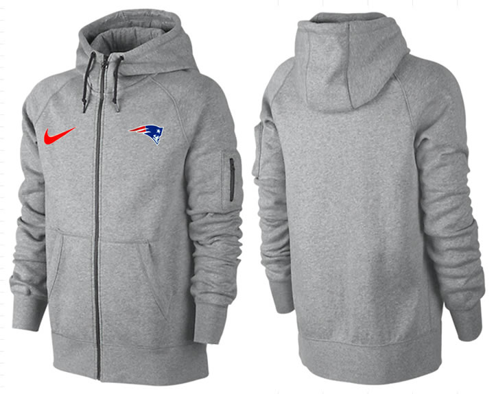 Men New England Patriots Team Logo Full Zip NFL Hoodie (9),We sell and wholesale Men New England Patriots Team Logo Full Zip NFL Hoodie (9) on line form chian!