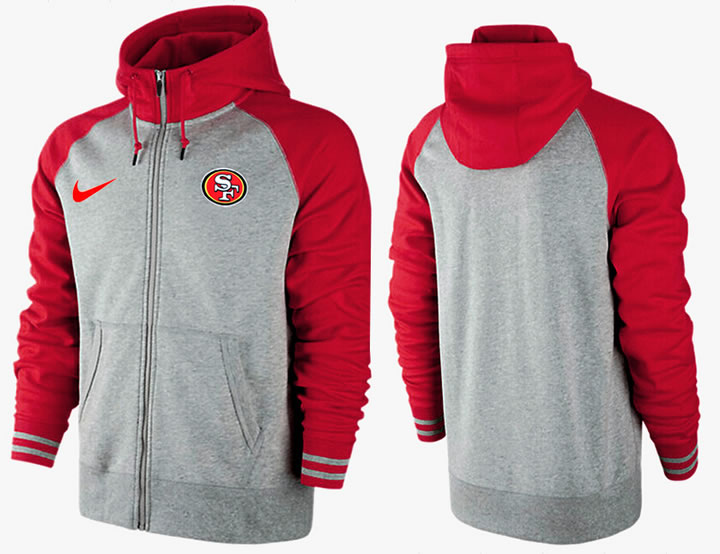 Men San Francisco 49ers Team Logo Full Zip NFL Hoodie (1),We sell and wholesale Men San Francisco 49ers Team Logo Full Zip NFL Hoodie (1) on line form chian!