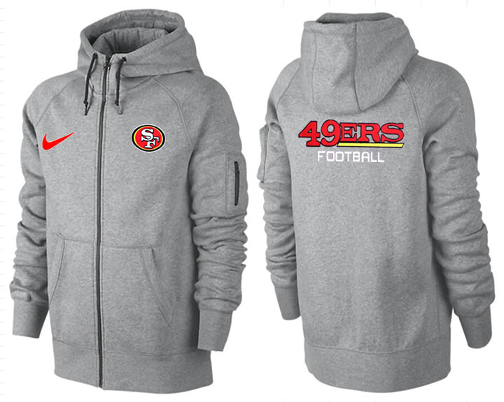 Men San Francisco 49ers Team Logo Full Zip NFL Hoodie (22),We sell and wholesale Men San Francisco 49ers Team Logo Full Zip NFL Hoodie (22) on line form chian!